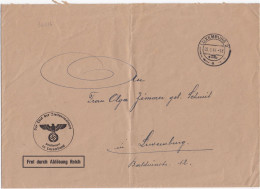 36516# LETTRE EN FRANCHISE DER CHEF DER ZIVILVERVALTUNG Obl LUXEMBURG 2 8 JUIN 1944 LUXEMBOURG - 1940-1944 German Occupation