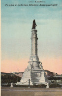 *** PORTUGAL  ***  LISBOA Praça E Estatua Alfonso Albuquerque  Unused TTBE  - Lisboa