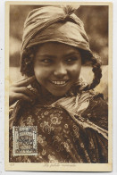 PALESTINE PAID EEF ONE MILLIEME AU RECTO CARD PETITE NOMADE LEHNERT LANDROCK REGISTERED HAIFA 1923 TO ESPANA - Palestina