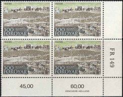 Feroe Poste N** Yv:149 Mi:155 Hestur Coin D.feuille X4 - Färöer Inseln
