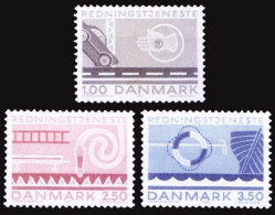 Denmark 1983 MNH 3v, Life Saving Services Ambulance Fire Sea Rescue - First Aid