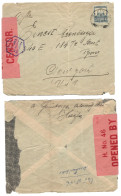 Haifa Palestine Cover Opened By Censor No. 46 British Mandat WW2 WWII - Folded - Palestine