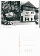 Ansichtskarte Kirnitzschtal-Sebnitz 2 Bild Kuhstall Gasthaus Foto Hering 1965 - Kirnitzschtal