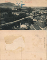 Ansichtskarte Kamenz Kamjenc Straßenpartie, Überblick Hutberg 1912 - Kamenz