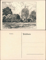 Ansichtskarte Frankena-Doberlug-Kirchhain Dobrilugk Künstlerkarte Kirche 1926 - Doberlug-Kirchhain