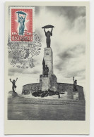 HUNGARY HONGRIE MAGYAR CARTE MAXIMUM 60F BUDAPEST 1949 - Cartoline Maximum