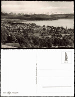 Ansichtskarte Überlingen Ortspanorama (Bodensee) Mit Alpen 1960 - Ueberlingen