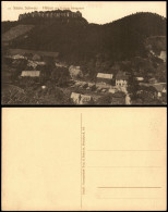 Ansichtskarte Königstein (Sächsische Schweiz) Sägewerk Und Hütten 1913 - Koenigstein (Saechs. Schw.)