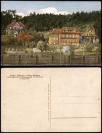 Ansichtskarte Rathen Diakonissenheim Felsengrund Mit Haushaltungsschule 1922 - Rathen