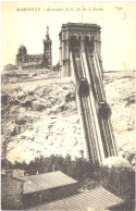 CPA - 13 -  MARSEILLE - Ascenseurs De N.-D De La Garde - Château D'If, Frioul, Iles ...