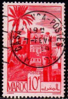 Maroc (Prot.Fr) Poste Obl Yv:260A Mi:260 Kasbah De Tifoultout (TB Cachet Rond) - Used Stamps