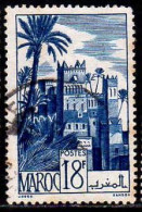 Maroc (Prot.Fr) Poste Obl Yv:263 Mi:264 Kasbah De Tifoultout (Beau Cachet Rond) - Used Stamps