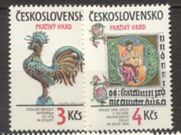 Tchéco  Yvert  2591/2592  * *  TB Dont  Girouette Coq   - Unused Stamps
