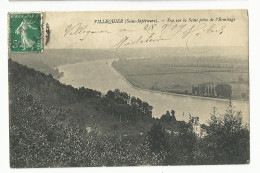 Seine Maritime , Villequier, Vue Sur La Seine Prise De L'hermitage - Villequier