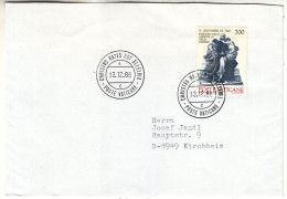 Vatican - Lettre De 1986 - Oblit Poste Vaticane - Exp Vers Kirchheim - - Briefe U. Dokumente