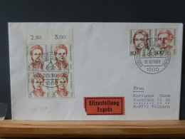 106/818  LETTRE   EXPRES  ALLEMAGNE/BERLIN   1991 - Lettres & Documents