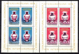 ** Roumanie 1976 Mi 3340-1 - Bl.133-4 (Yv 2960-1 Les Feuillets), (MNH)** - Nuevos