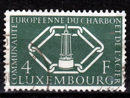 ⁕ LUXEMBOURG 1956 ⁕ Montanunion Mi.554 ⁕1v Used - Usados