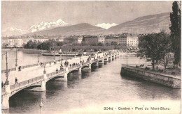 CPA Carte Postale Suisse Genève Pont Du Mont Blanc     VM79252 - Genève