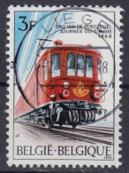 JOURNEE DU TIMBRE 1969 Train Cachet Liege - Usati