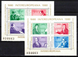 ** Roumanie 1980 Mi 3713-20 - Bl.169-70 (Yv BF 142-3), (MNH)** - Nuevos