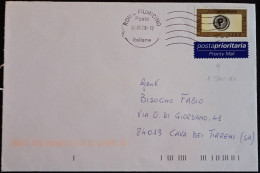 Roma Fiumicino 2.1.2008 Prioritario L.1200/Eur.0,62 (IPZS Roma - 2001 / 1 Trattino) - 2001-10: Storia Postale