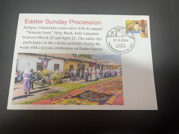 31-3-2024 (4 Y 33) Antigua Guatemala - Easter Sunday Procession (religious) - Guatemala