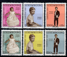 ⁕ LUXEMBOURG 1961 ⁕ Caritas, Prince Henri Mi.649-654 ⁕ 6v MNH - Neufs