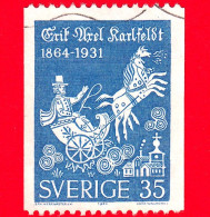 SVEZIA - Usato - 1964 - 100 Anni Della Nascita Di Erik Axel Karlfeldt (1864-1931), Poeta, Premio Nobel - 35 - Used Stamps