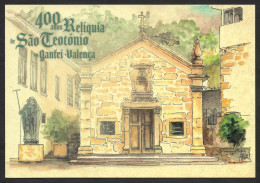Portugal Carte Entier Postal São Teotónio Saint Théoton De Coimbra 2020 Stationery Theotonius Eglise Church Valença - Cristianismo