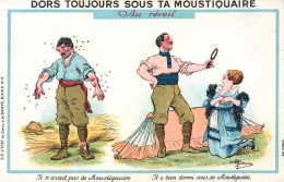 Illustration Guillaume: Soldat, Dors Toujours Sous Ta Moustiquaire (Au Réveil) Service De Santé De L'Armée N° 17 - Guillaume