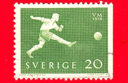 SVEZIA - Usato - 1958 - Sport - Campionati Mondiali Di Calcio A Stoccolma - 20 - Usados