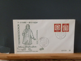 106/847  FDC  ALLEMAGNE  1963  NEUE ZUSAMMENDRUCKE OBL.  BONN - 1961-1970