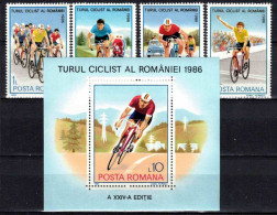 ** Roumanie 1986 Mi 4294-7+Bl.229 (Yv 3702-5+BF 186), (MNH)** - Ongebruikt