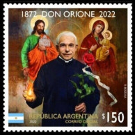 2022 - ARGENTINA - 150° DELLA NASCITA DI DON ORIONE - EMISSIONE CONGIUNTA CON S.M.O.M - ITALIA - VATICANO. MNH - Emissions Communes