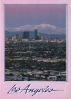 LOS ANGELES, CALIFORNIA, ARCHITECTURE, SKYLINE, MOUNTAIN, UNITED STATES, POSTCARD - Los Angeles