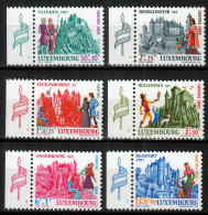 ⁕ LUXEMBOURG 1969 ⁕ Caritas, Burgen ( Castles ) Charity Mi.798-803 ⁕ 6v MNH - Nuevos