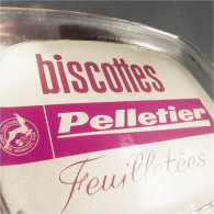 RAMASSE MONNAIE PUBLICITAIRE BISCOTTES PELLETIER EN VERRE @ Boulangerie Biscotte Pain Magasin Publicité - Altri & Non Classificati