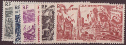 Guadeloupe - Poste Aérienne - YT N° 7 à 12 ** - Neuf Sans Charnière - 1946 - Airmail