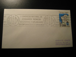 BADAJOZ 1981 Enfermeria De Urgencia Emergency Nursing Nurse Health Sante Cancel Cover SPAIN - Medicine