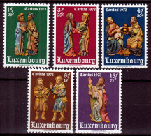 ⁕ LUXEMBOURG 1973 ⁕ Caritas / Charity Mi.871-875 ⁕ 5v MNH - Unused Stamps