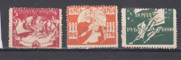 Sovjet-Unie 1922 3 Zegels - Used Stamps