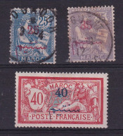 D 782 / COLONIE MAROC / N° 32/34 OBL/NEUF* COTE 17€ - Unused Stamps