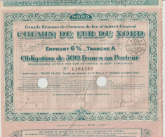 CHEMINS De FER Du NORD  1923 - Chemin De Fer & Tramway