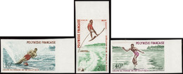 Polynésie Non Dentelés N°86 /88 Coupe Du Monde De Ski Nautique (3 Valeurs) Qualité:** - Non Dentelés, épreuves & Variétés