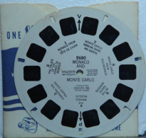 VIEW MASTER  ;  2680   MONACO AND MONTE CARLO.:  1 DISQUES - Stereoskope - Stereobetrachter