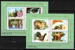 ** Roumanie 1986 Mi 4235-42 - Bl.223-4 (Yv BF 181-2), (MNH)** - Otros & Sin Clasificación