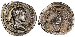 Elagabalus AR Denarius. Rome, AD 219-220. - Die Severische Dynastie (193 / 235)