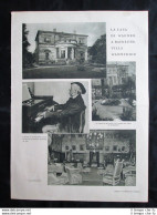 Casa Wagner A Bayreuth: Villa Wahnfried+Villa Triebschen,Lucerna Stampa Del 1933 - Other & Unclassified