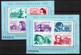 ** Roumanie 1985 Mi 4116-23 - Bl.212-3 (Yv BF 176-7), (MNH)** - Unused Stamps